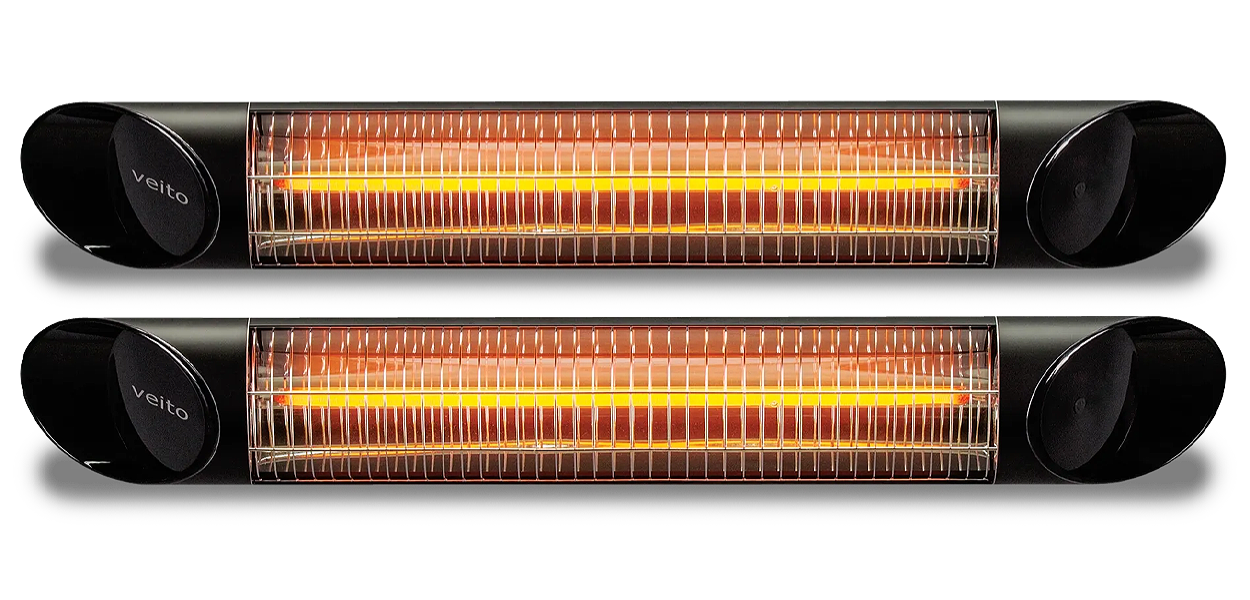 Twin Pack - Veito Blade SMAX 2400W Carbon Infrared Heater