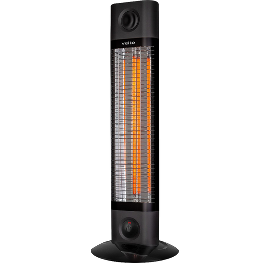 Veito NOIR 1800W Free Standing Carbon Infrared Heater