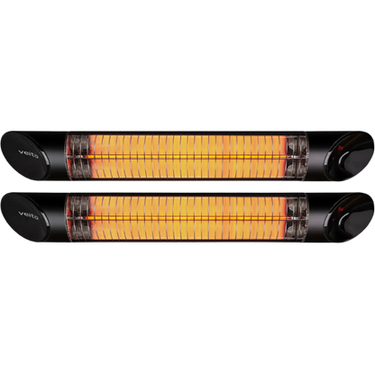 Twin Pack - Veito Blade 2000W Carbon Infrared Heater