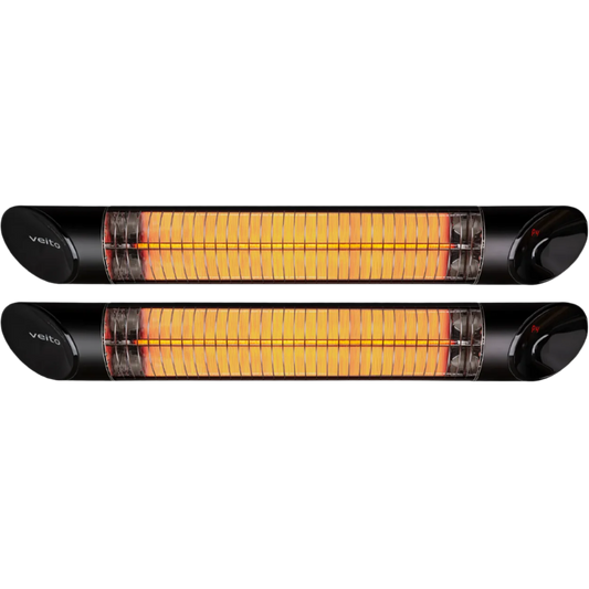 Twin Pack - Veito Blade 2000W Carbon Infrared Heater